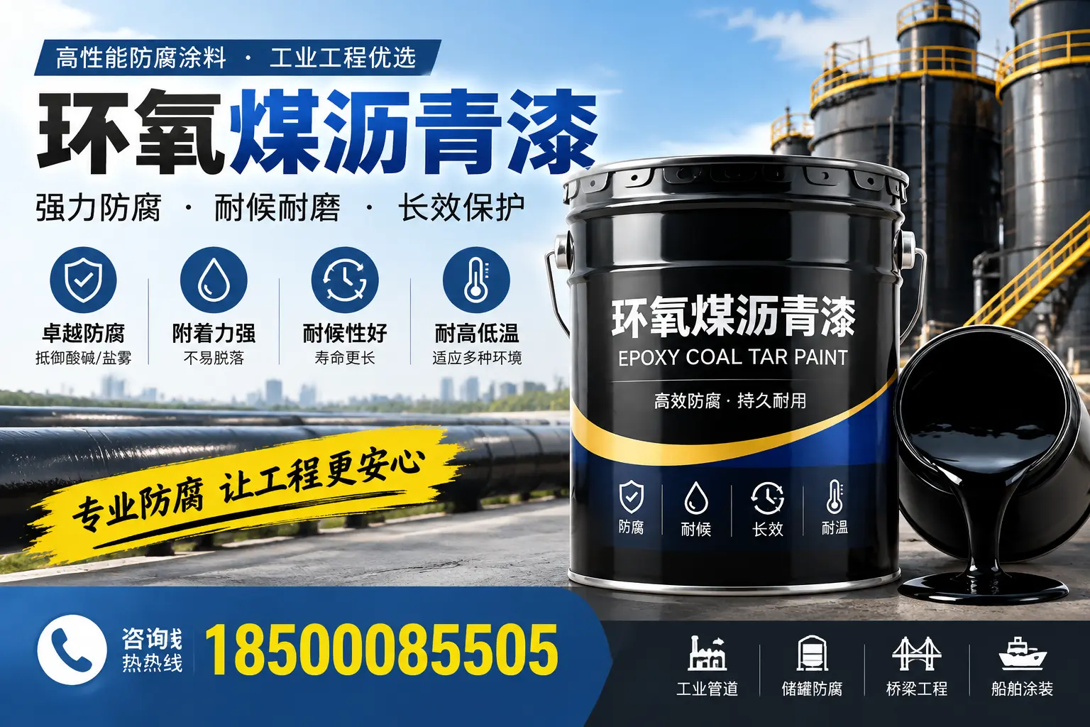 环氧煤沥青漆的施工方法与注意事项，确保在章丘顺利完成