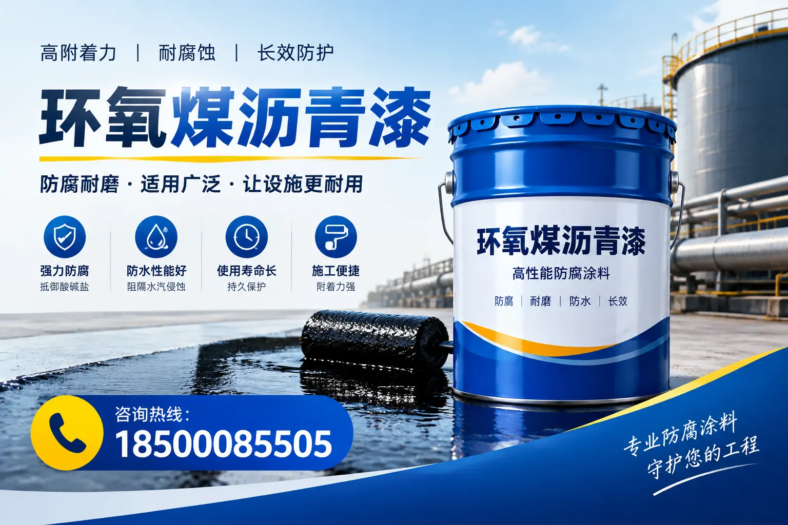 环氧煤沥青漆与其他涂料的对比分析,助力章丘企业决策